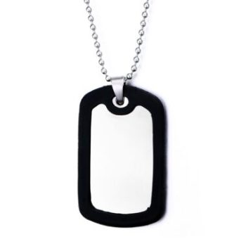 Military's Men Dog tag Titanium - LK13
