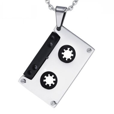 Tape Necklace Titanium - LK21