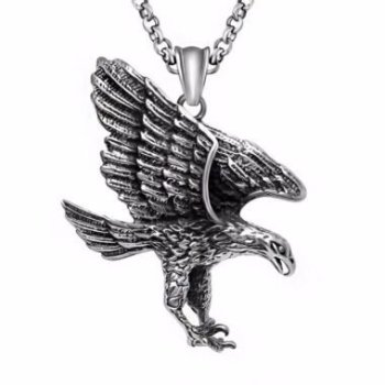 Eagle Necklace Titanium - LK38