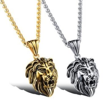 Lion Titanium Necklace - LK50