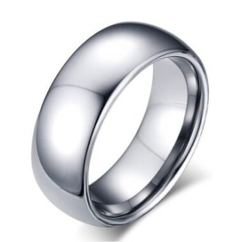 Tungsten Ring - RN5 Silver