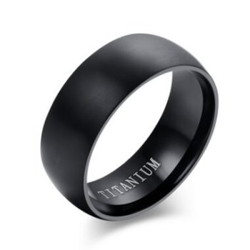 Titanium Ring Black - RT1