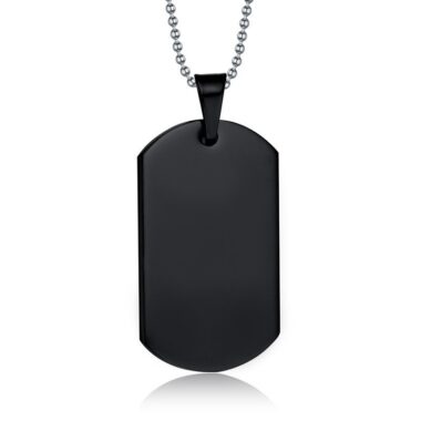 Dogtag Necklace Titanium - LK104