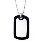 Military's Men Dog tag Titanium - LK13