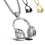 Headphone Necklace Titanium - LK65