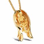 Devil Angel Demon Wing Skull Necklace Titanium - LK81