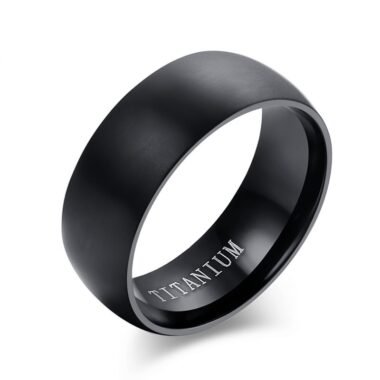 Titanium Ring Black - RT1