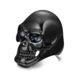Skull Black Ring Titanium - RT42