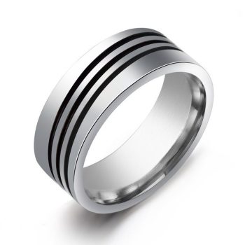 Ring Silver X Black Titanium - RT74
