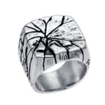 Ring Silver X Black S-Steel - RTN3