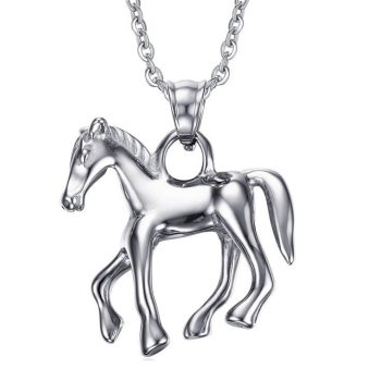 Horse Titanium Necklace - LK40