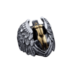 Titanium Ring Silver X Gold - RT90