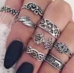 Set Of S.Steel Rings - GL38