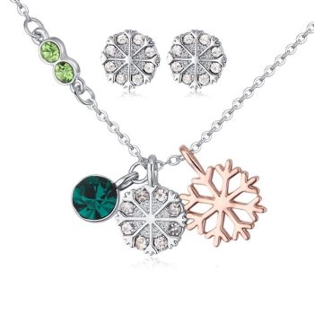 Necklace & Earning Swarovski Crystal - CR14