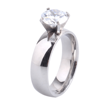 Titanium Ring Zircon - RT158