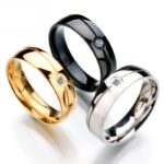 Zircon Titanium Ring - RT188