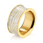 Gold Titanium Ring - RT200