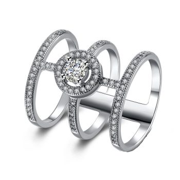 Zircon Titanium Ring - RT181