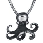 Octopus Necklace Titanium - LK82