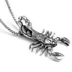 Scorpion Necklace Titanium - LK36