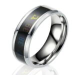 Ring Measure Body Temperature Titanium - RT46