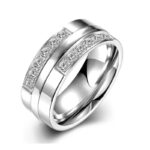 Ring Crystal Silver Titanium - RT47