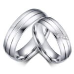 Diamond Couple Rings Titanium - RT6