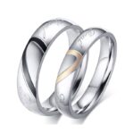 Heart Couple Rings Titanium - RT8