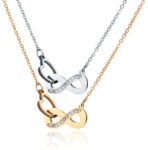 Zircon Infinity Titanium Necklace – GL92