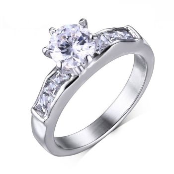 Zircon Titanium Ring - RT212