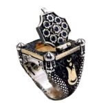 925 Sterling Silver Ring Mosque Jewelry - SV43