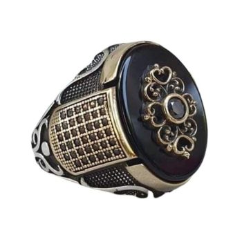 925 Sterling Silver Ring Al-Sultan Jewelry Men's - SV20