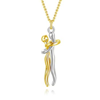 Couple Hugging Necklace - DB1